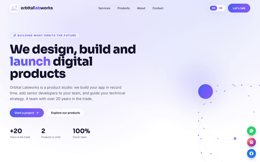 Orbital Labworks — Studio produit · Argentine